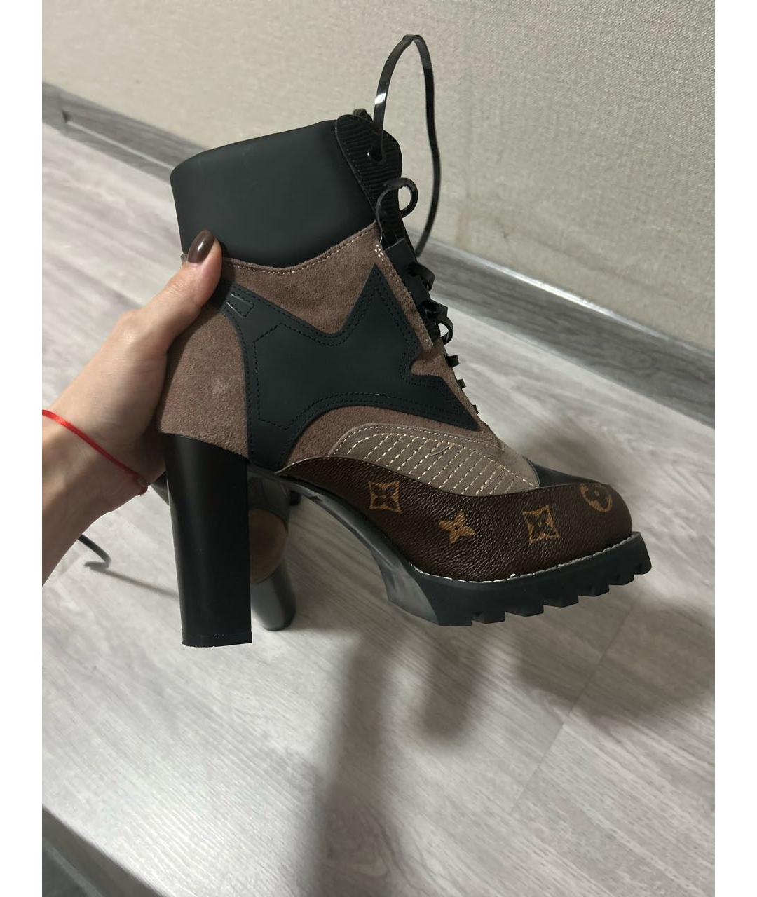 LOUIS VUITTON Мульти кожаные ботильоны, фото 6