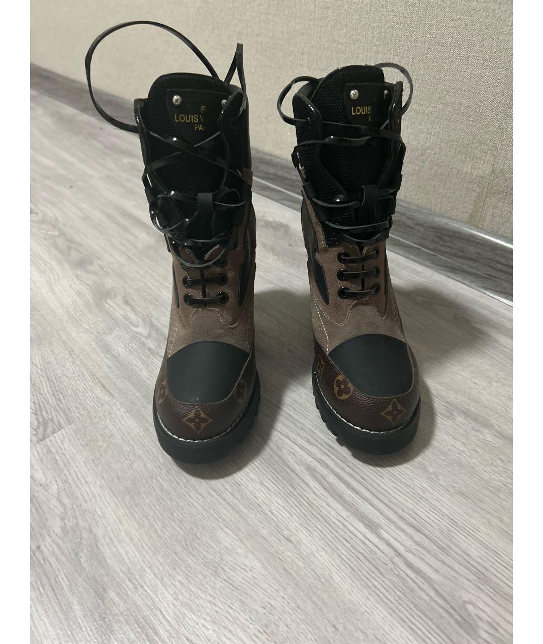 LOUIS VUITTON Мульти кожаные ботильоны, фото 2