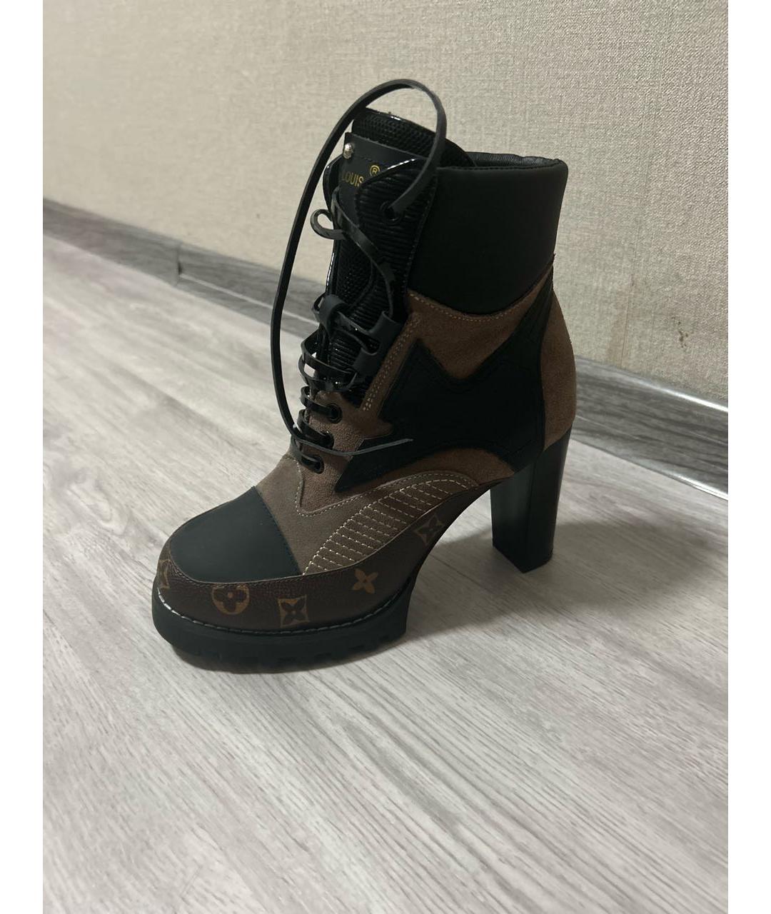 LOUIS VUITTON Мульти кожаные ботильоны, фото 8