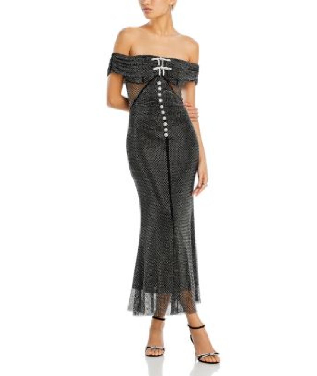 SELF-PORTRAIT Черное вечернее платье, фото 2