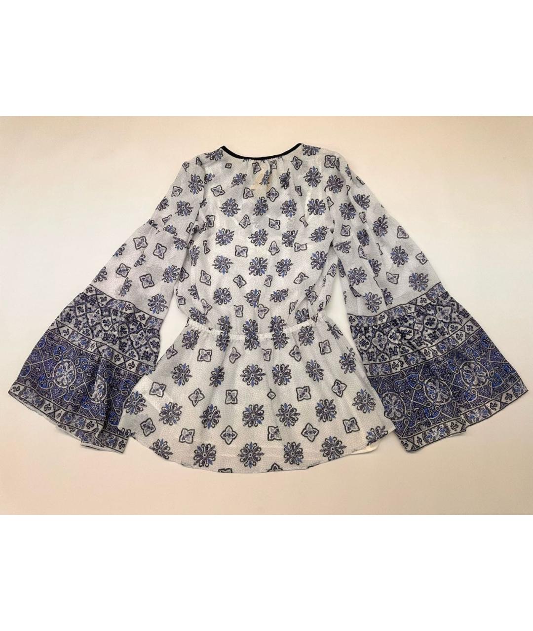 MICHAEL MICHAEL KORS Белая шифоновая блузы, фото 2