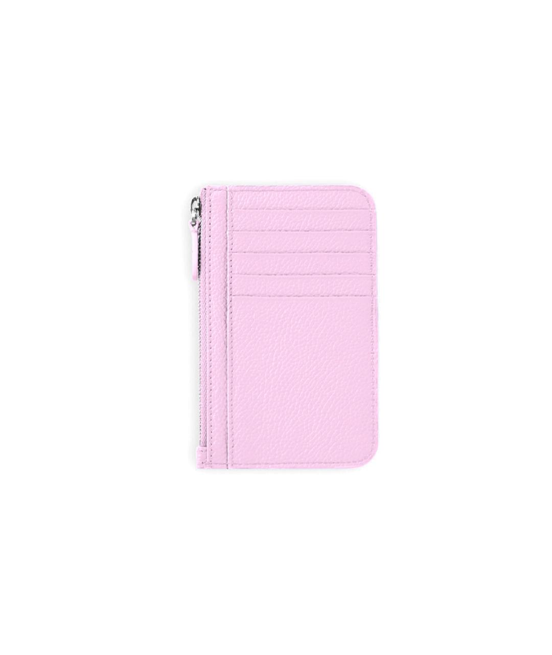 BALENCIAGA Розовый кожаный кошелек, фото 3