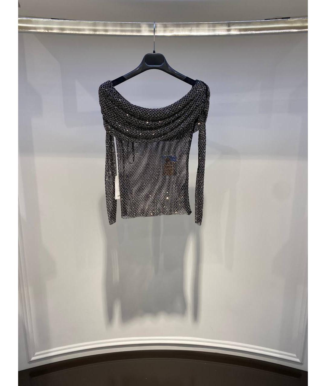 SELF-PORTRAIT Серый полиэстеровый джемпер / свитер, фото 2