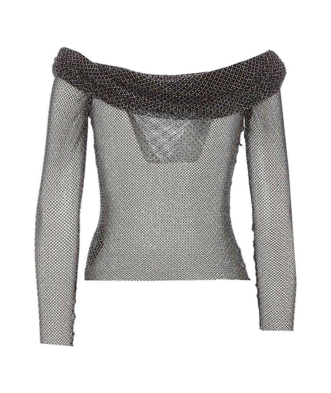 SELF-PORTRAIT Серый полиэстеровый джемпер / свитер, фото 1