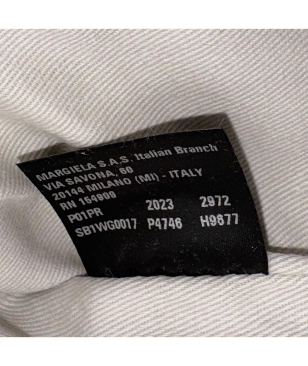 MAISON MARGIELA Бежевая кожаная сумка на плечо, фото 8