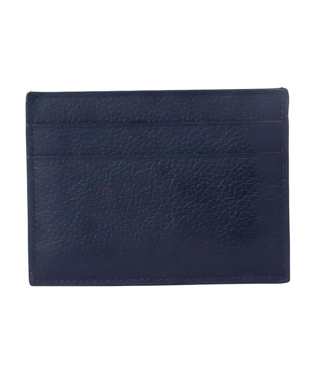 BALENCIAGA Синий кожаный кардхолдер, фото 2