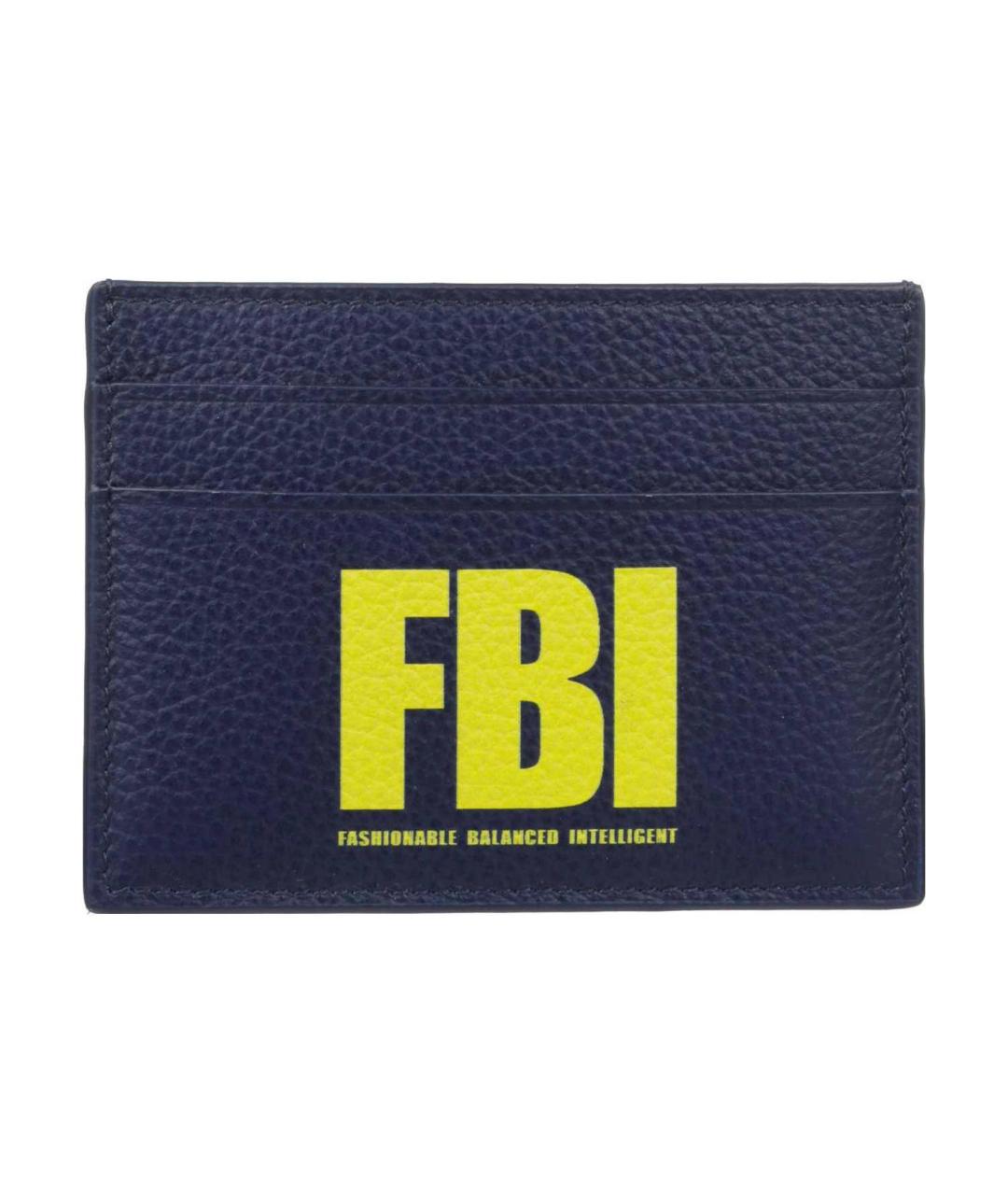 BALENCIAGA Синий кожаный кардхолдер, фото 1