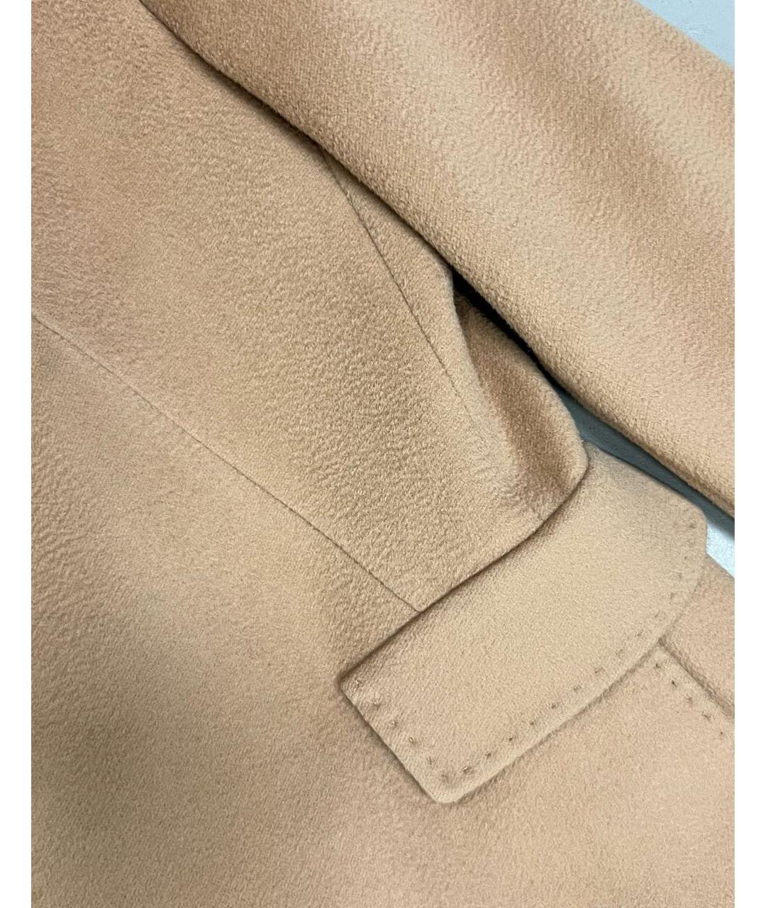MAX MARA Коричневое шерстяное пальто, фото 3