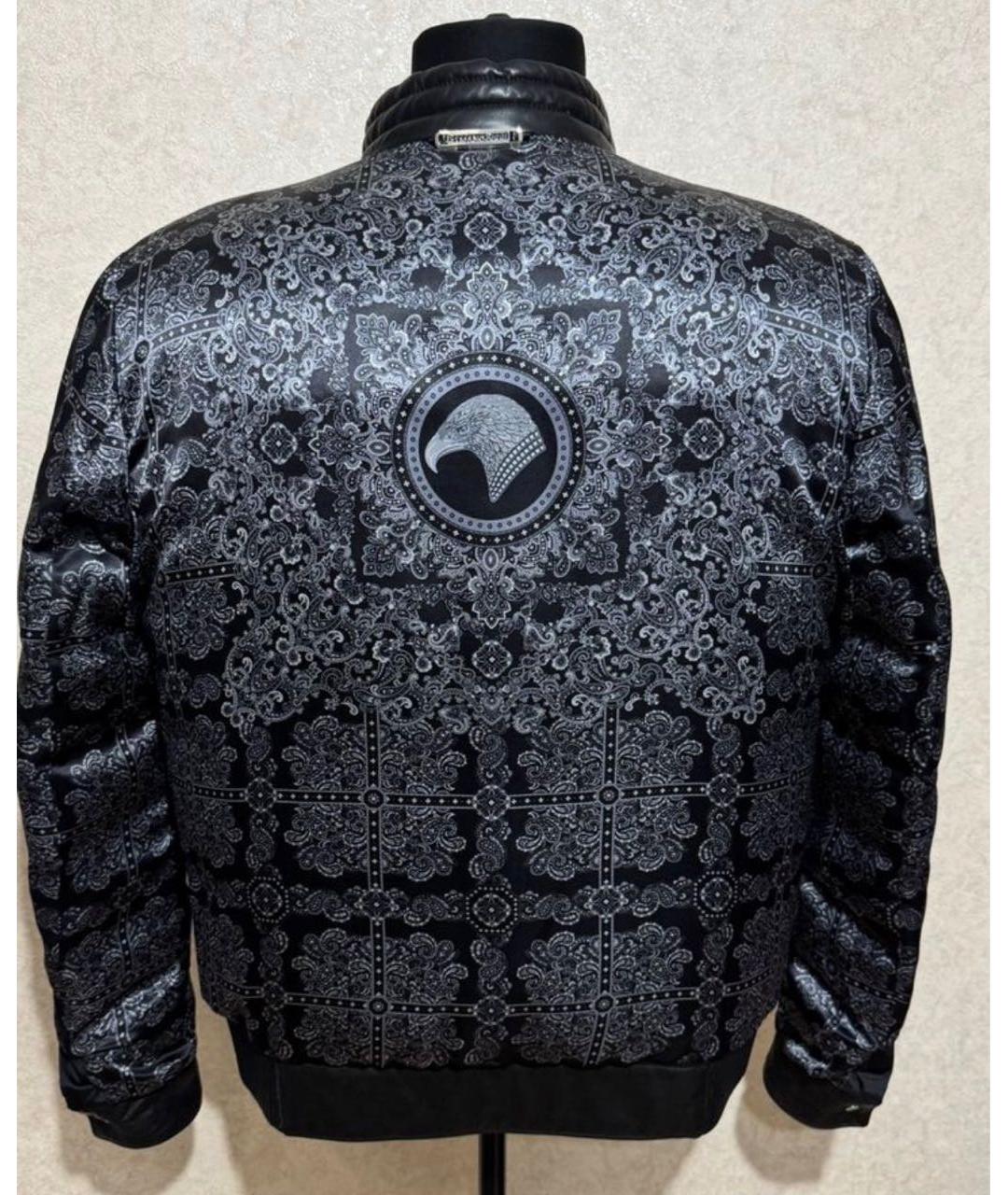 STEFANO RICCI Черная кожаная куртка, фото 3