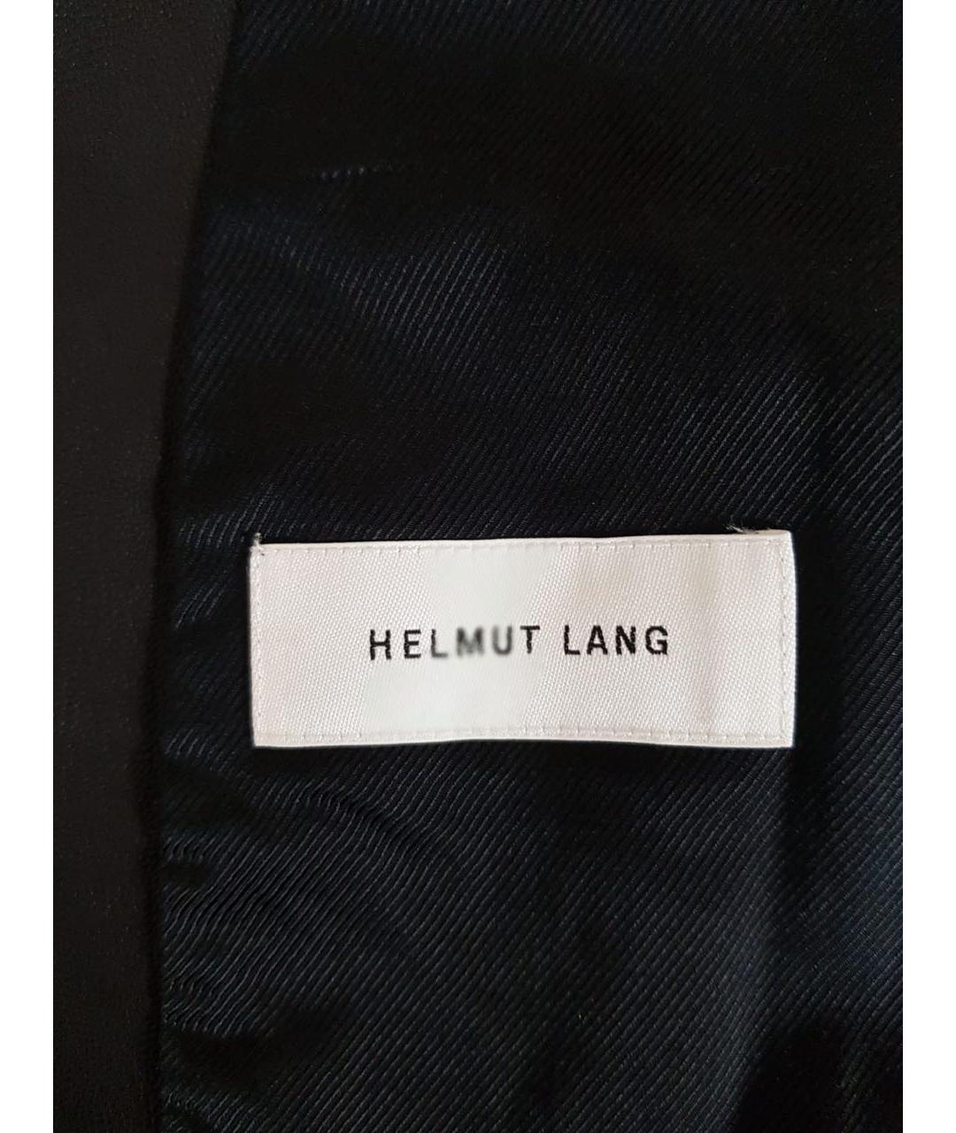 HELMUT LANG Черная кожаная куртка, фото 3