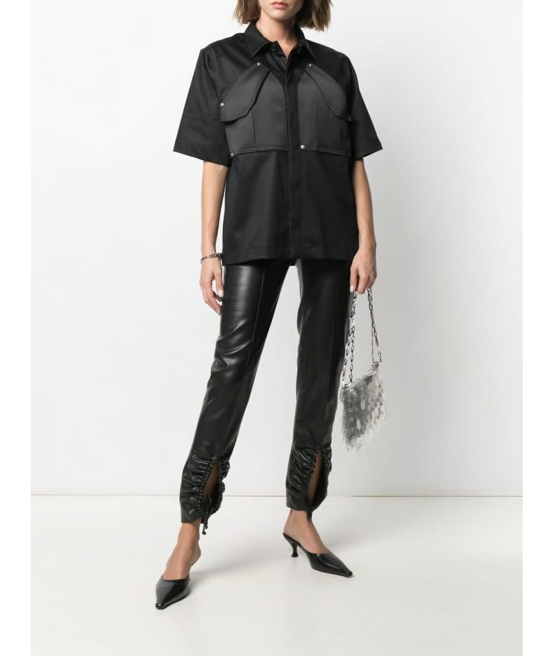 1017 ALYX 9SM Черная хлопковая рубашка, фото 5