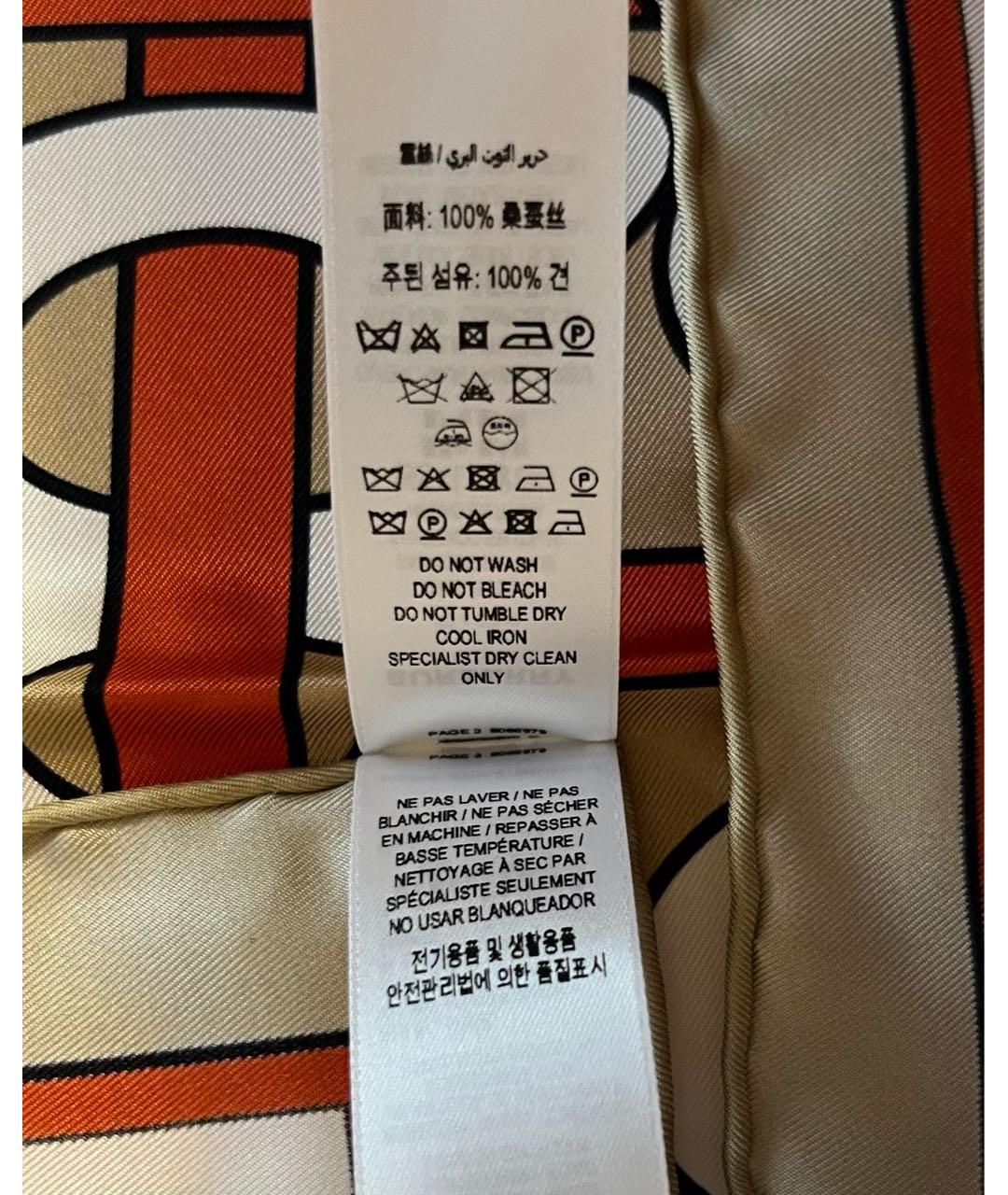 BURBERRY Мульти шелковый платок, фото 5