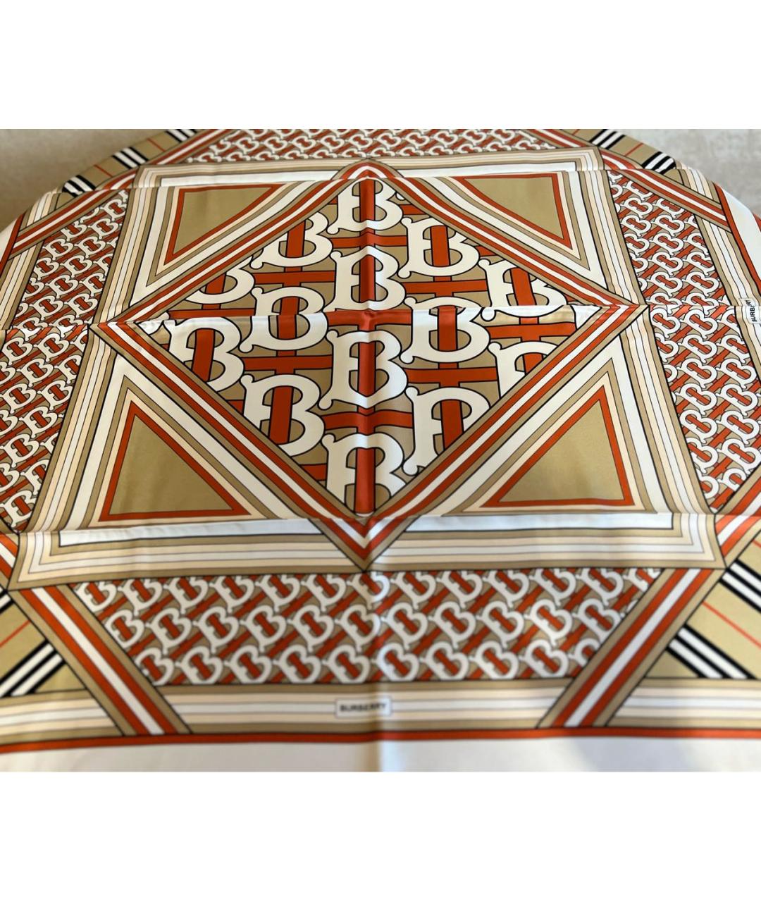 BURBERRY Мульти шелковый платок, фото 1