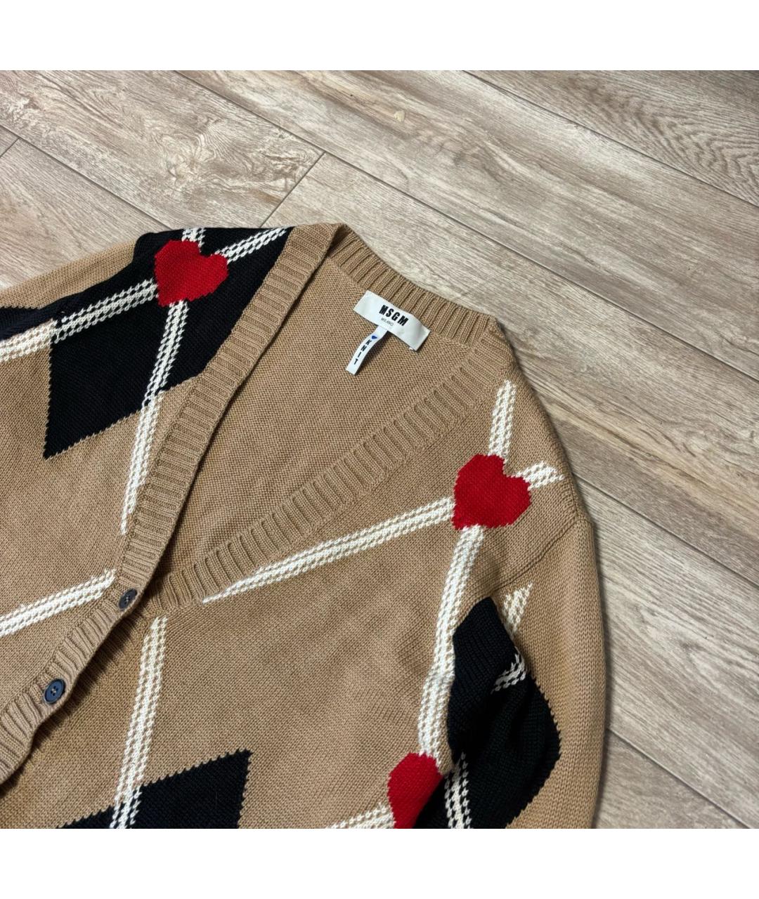 MSGM Мульти шерстяной кардиган, фото 2