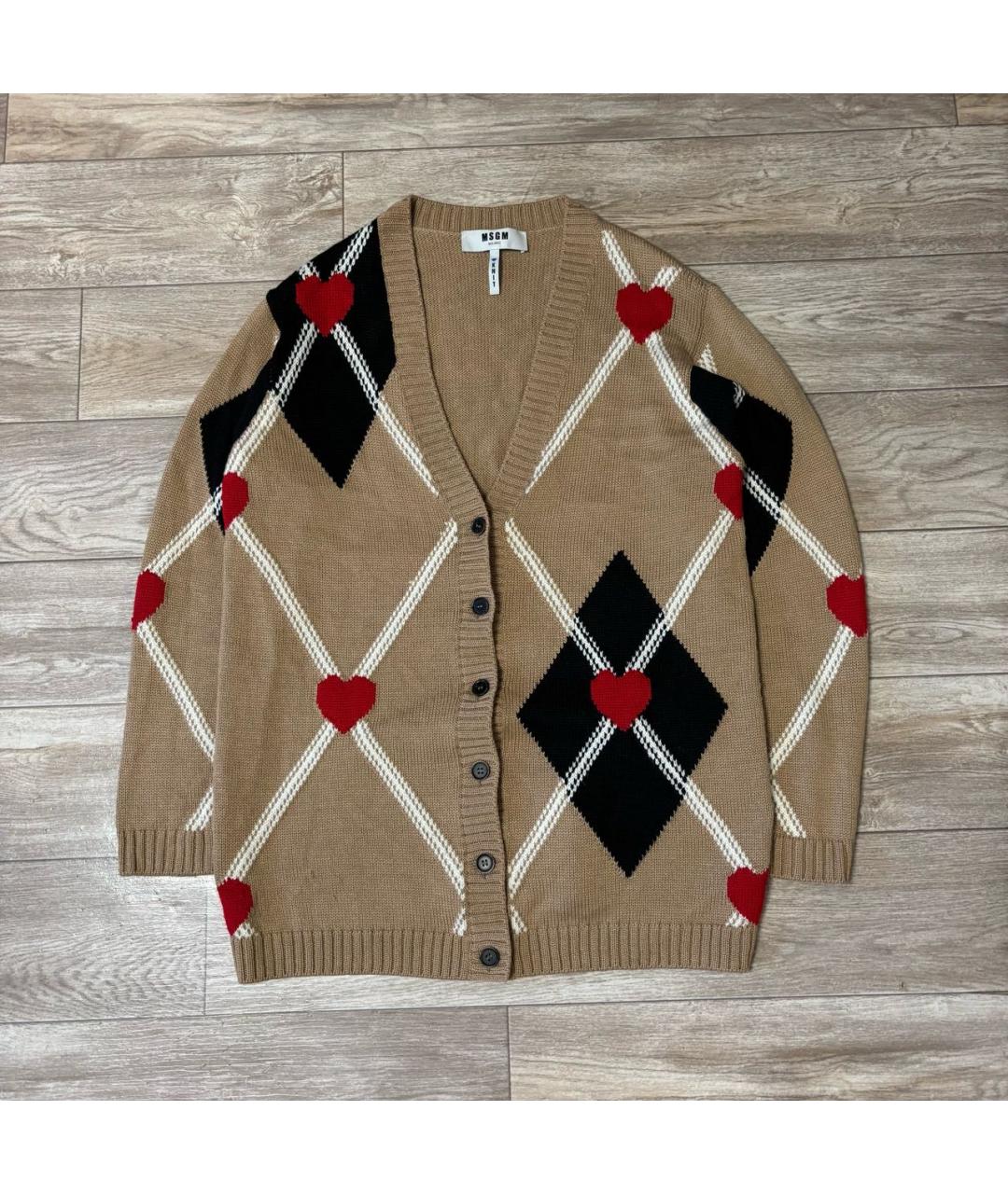 MSGM Мульти шерстяной кардиган, фото 7