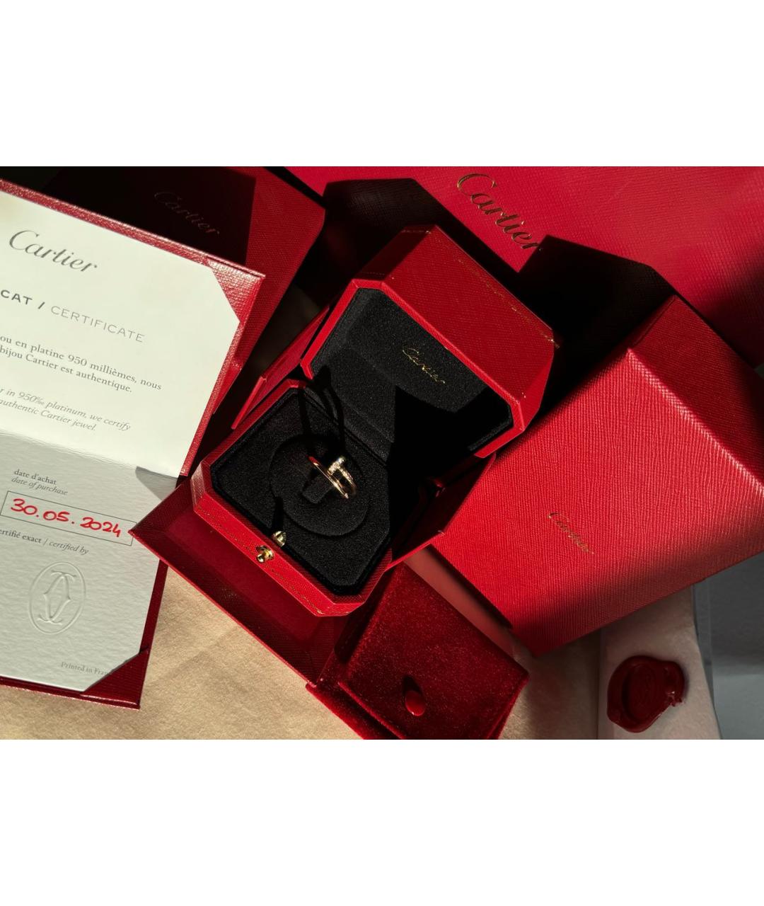 CARTIER Золотое кольцо из розового золота, фото 4