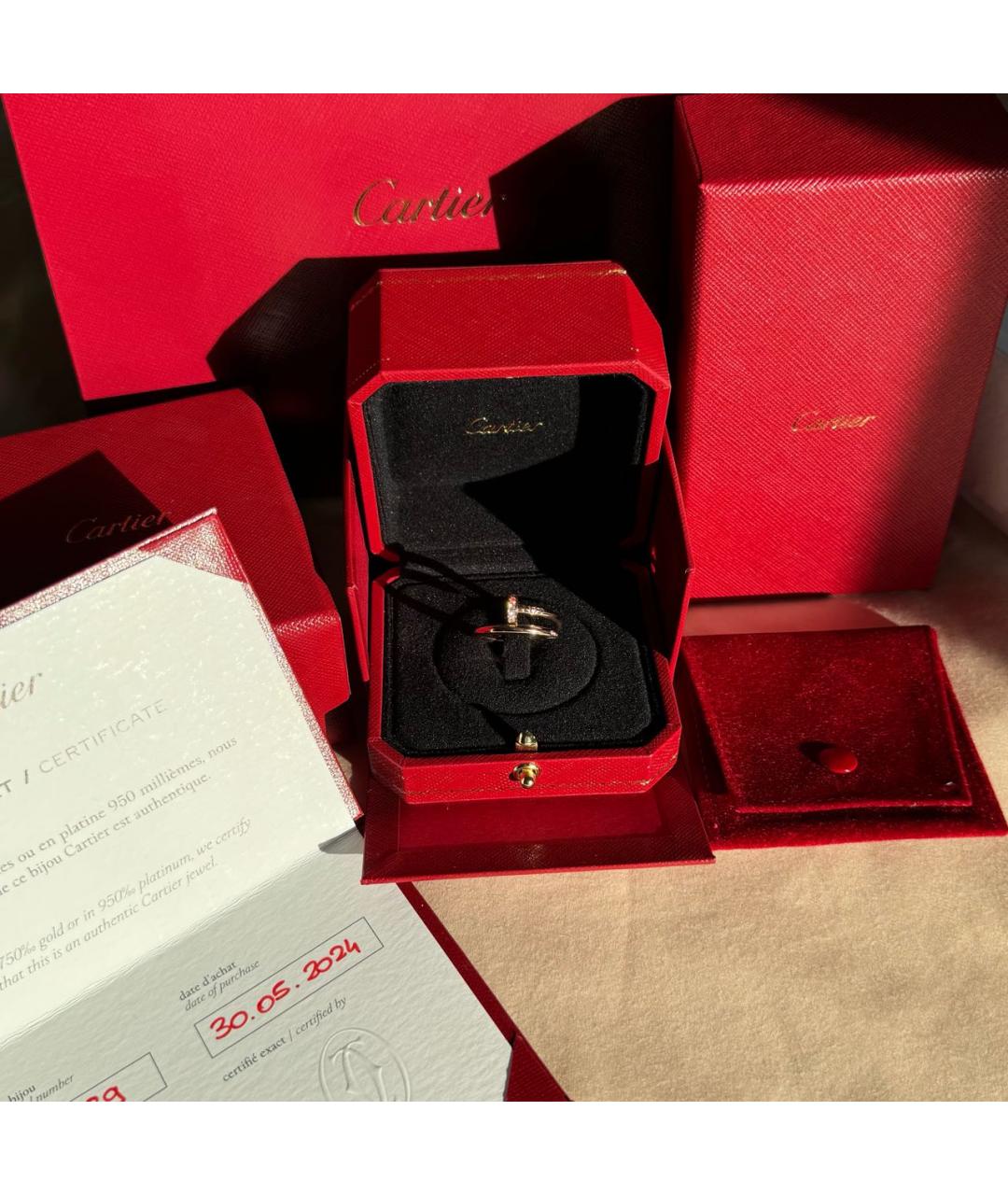 CARTIER Золотое кольцо из розового золота, фото 3