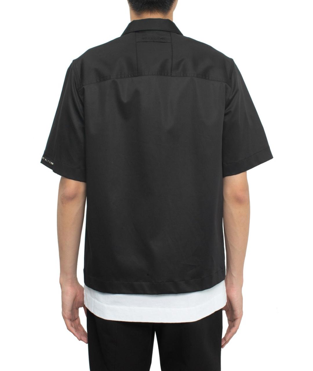 1017 ALYX 9SM Черная хлопковая кэжуал рубашка, фото 6