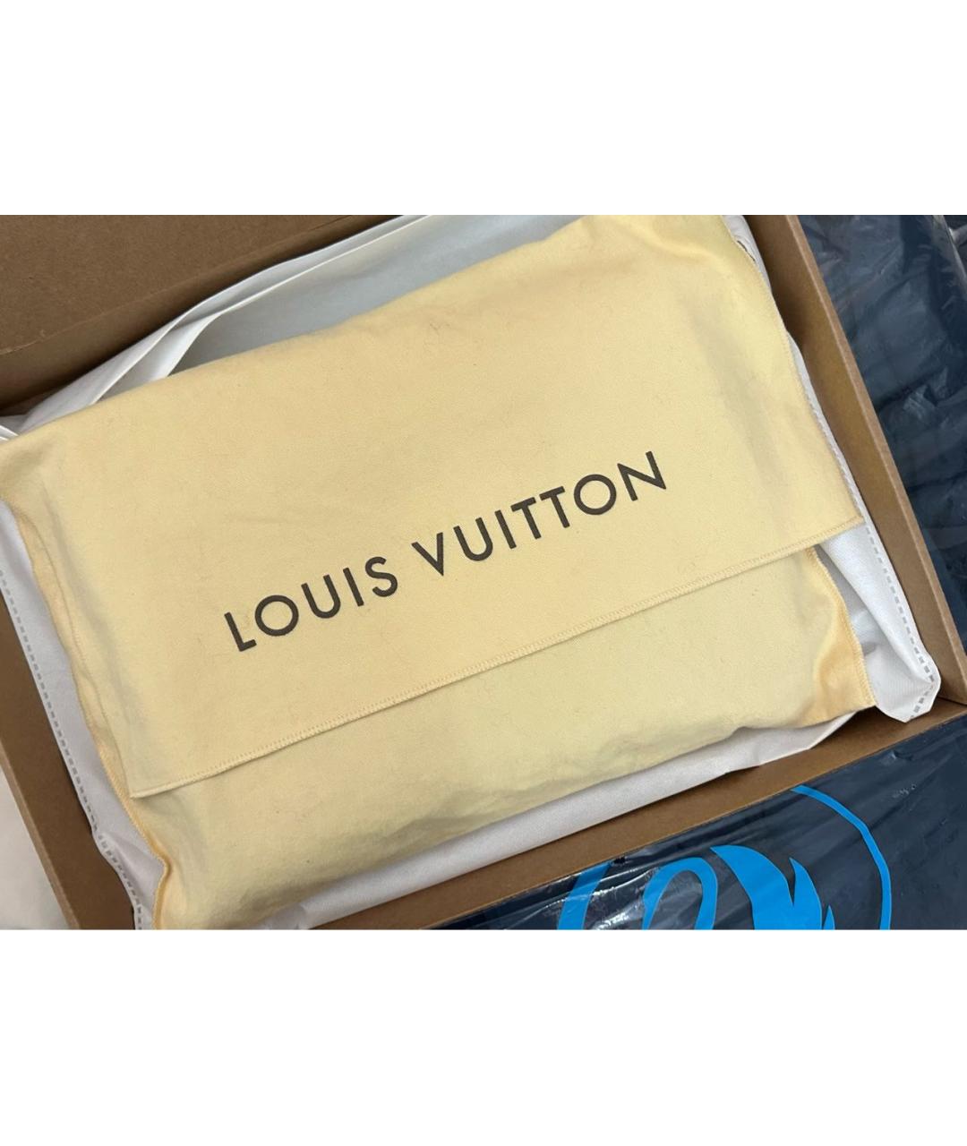 LOUIS VUITTON Красный шерстяной шарф, фото 4