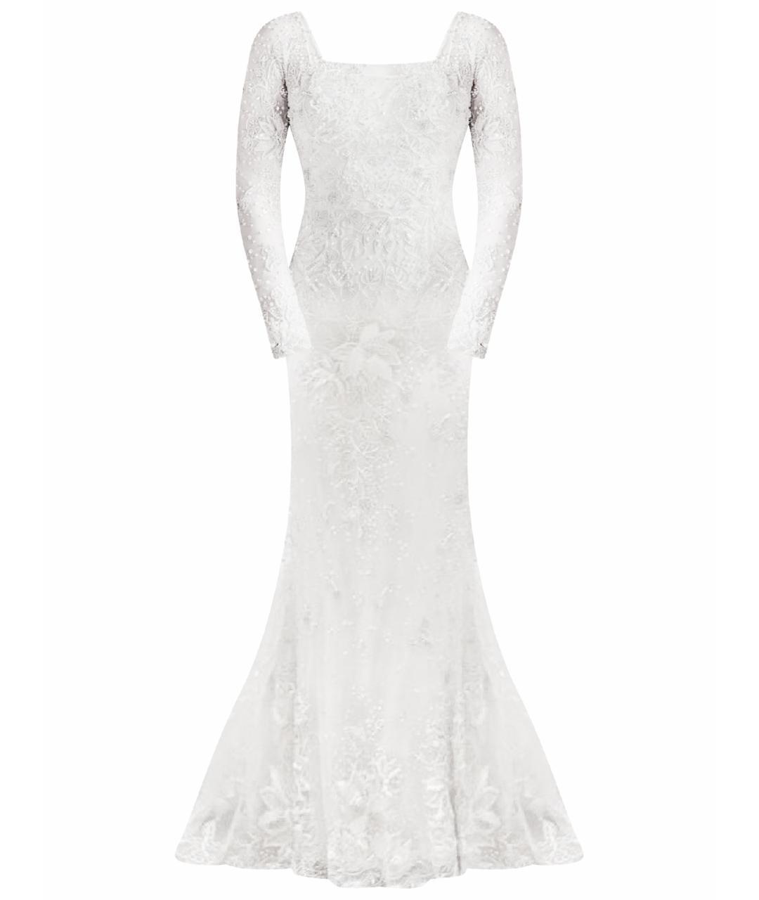 ZUHAIR MURAD Белое шелковое свадебное платье, фото 1