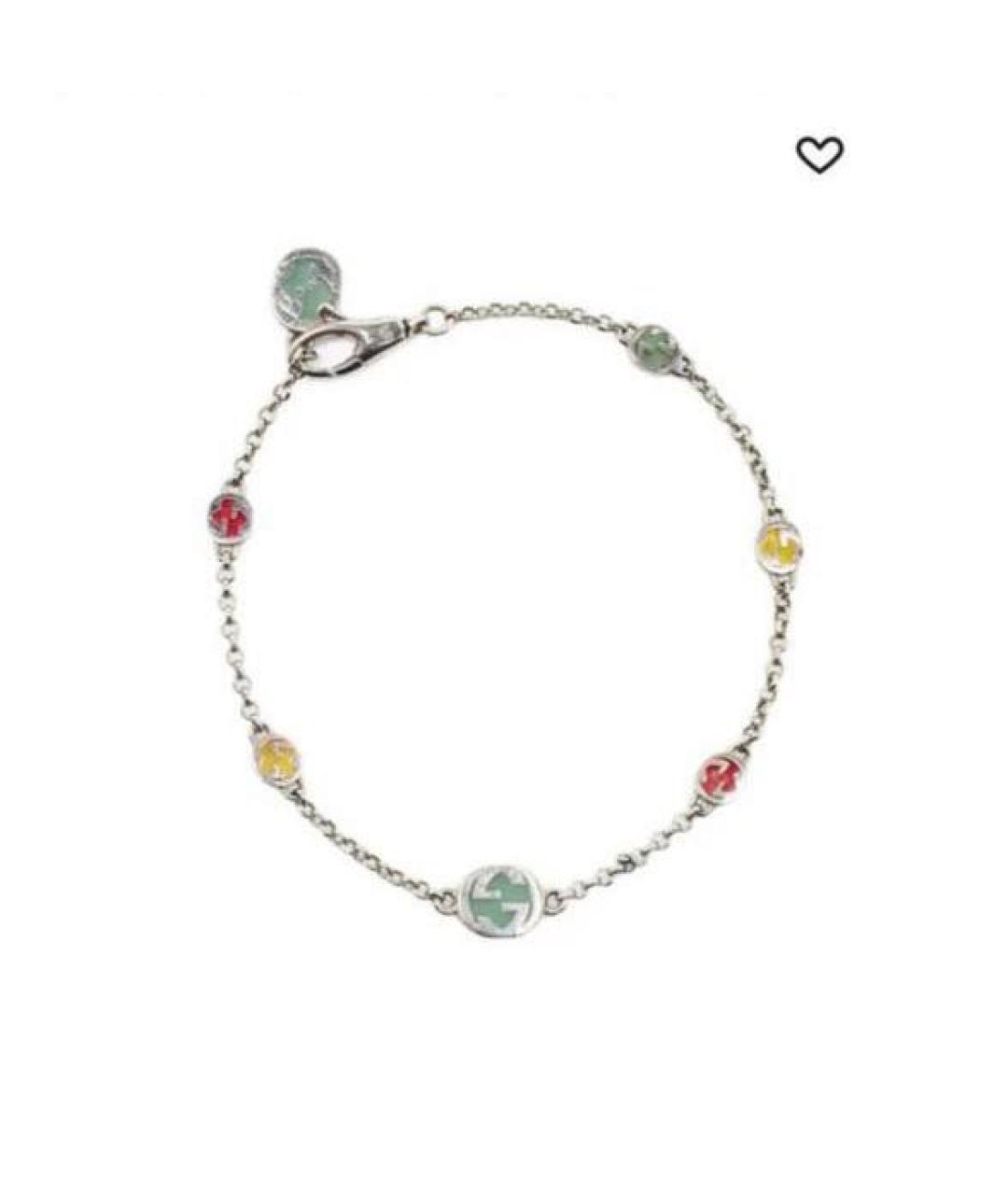 GUCCI Серебрянный серебряный браслет, фото 2