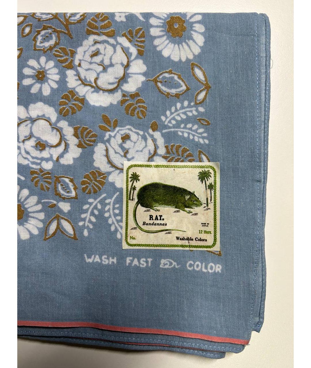 Kapital Синий хлопковый платок, фото 2