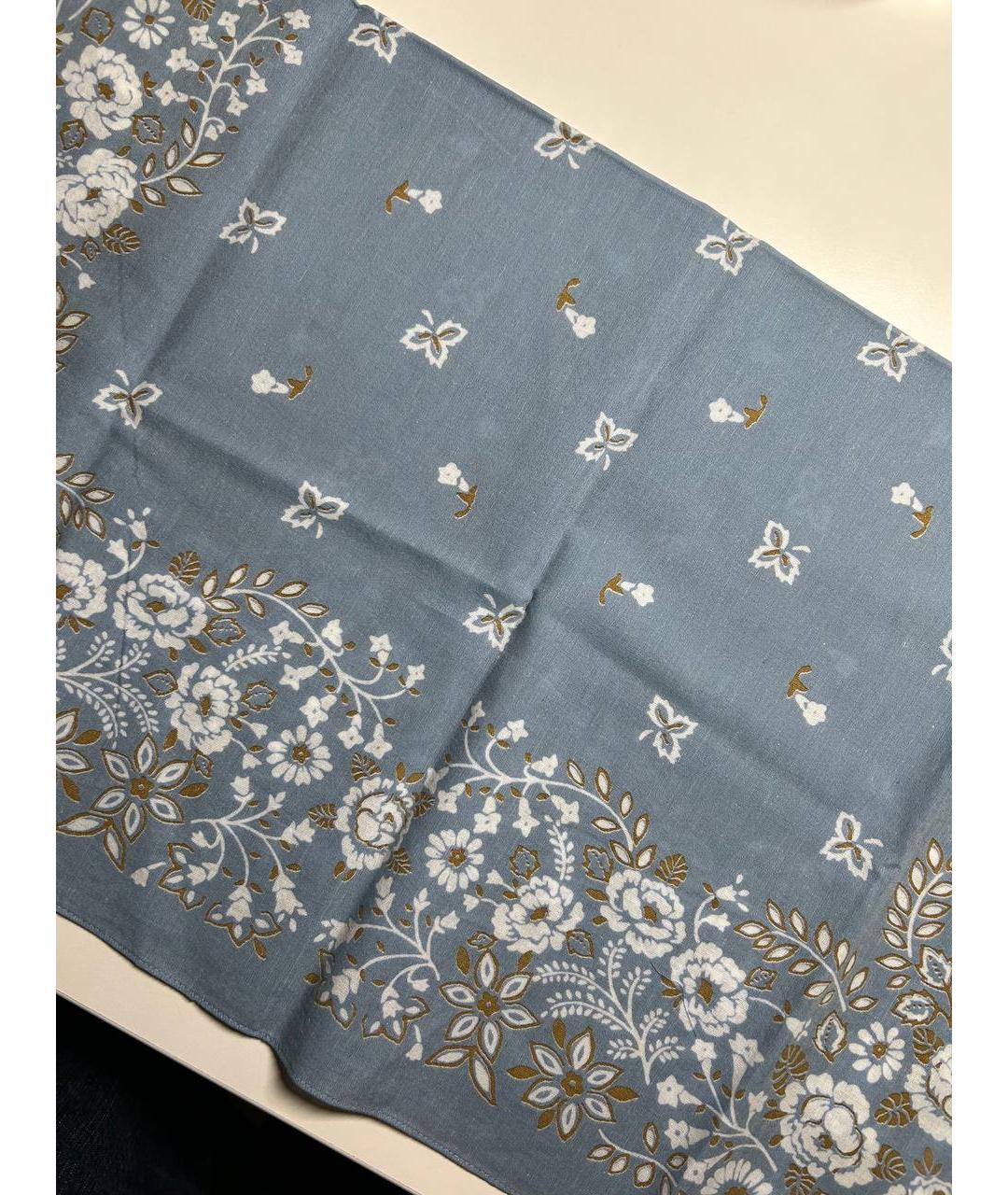 Kapital Синий хлопковый платок, фото 6