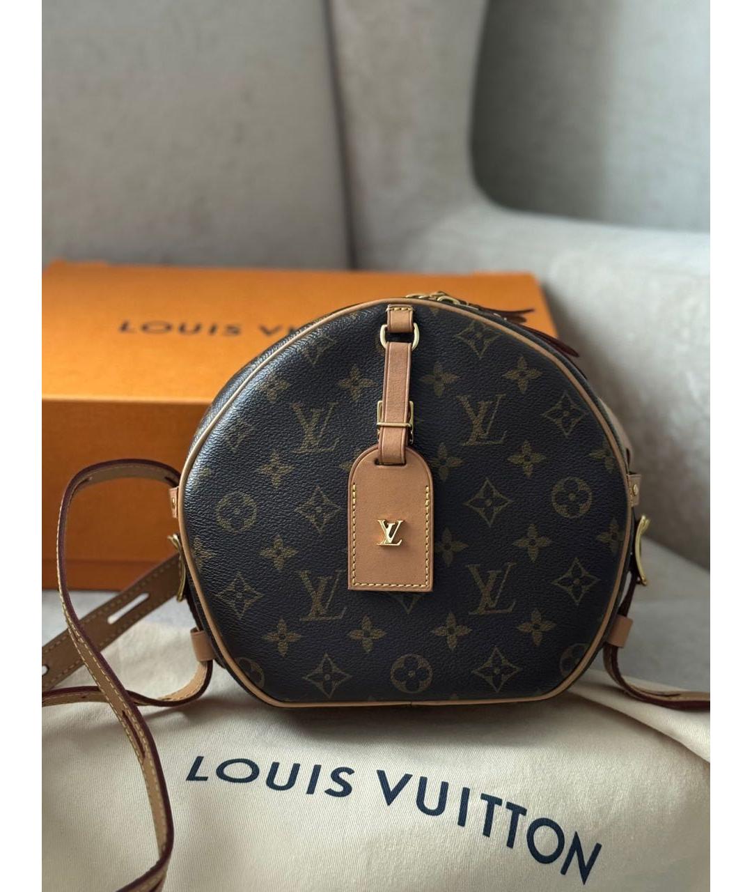 LOUIS VUITTON Коричневая сумка через плечо, фото 9