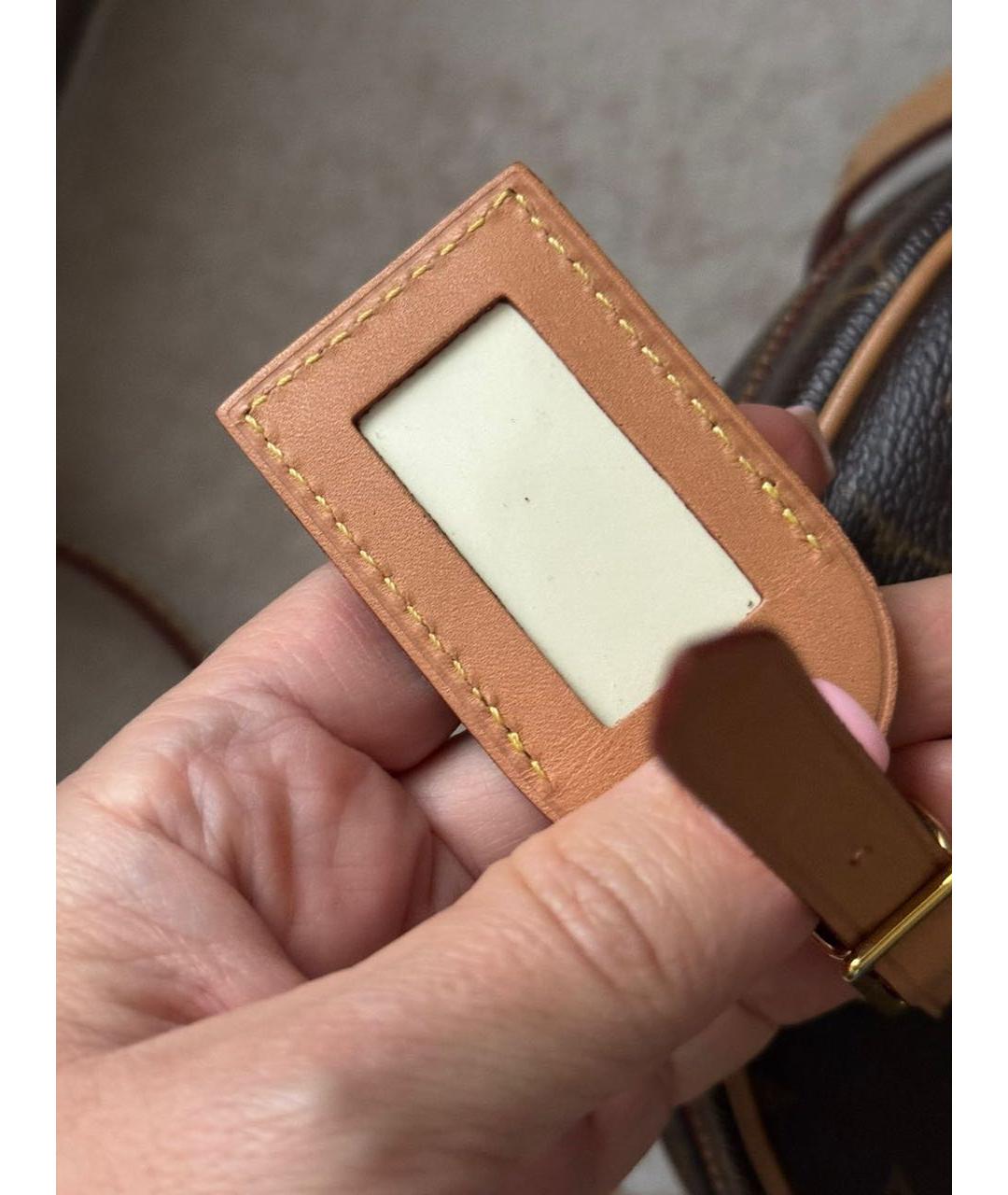 LOUIS VUITTON Коричневая сумка через плечо, фото 4