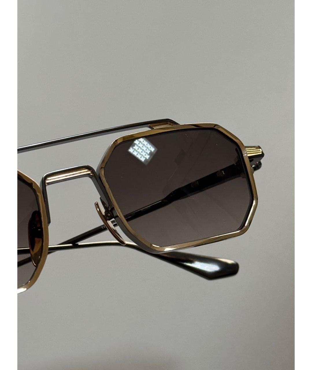 CHROME HEARTS Черные металлические солнцезащитные очки, фото 5