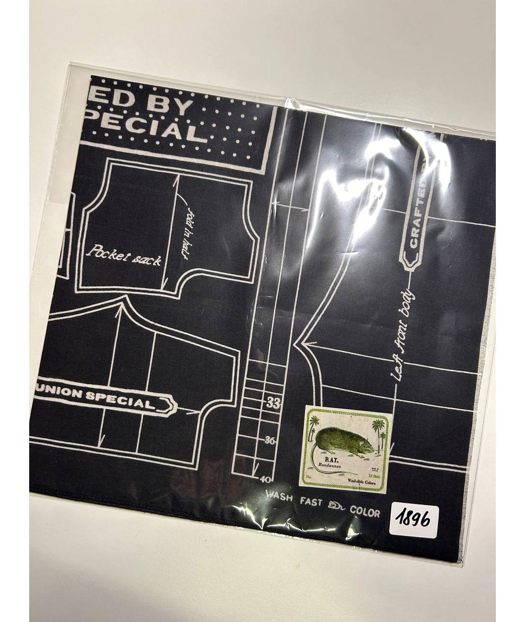 Kapital Черный тканевый платок, фото 2