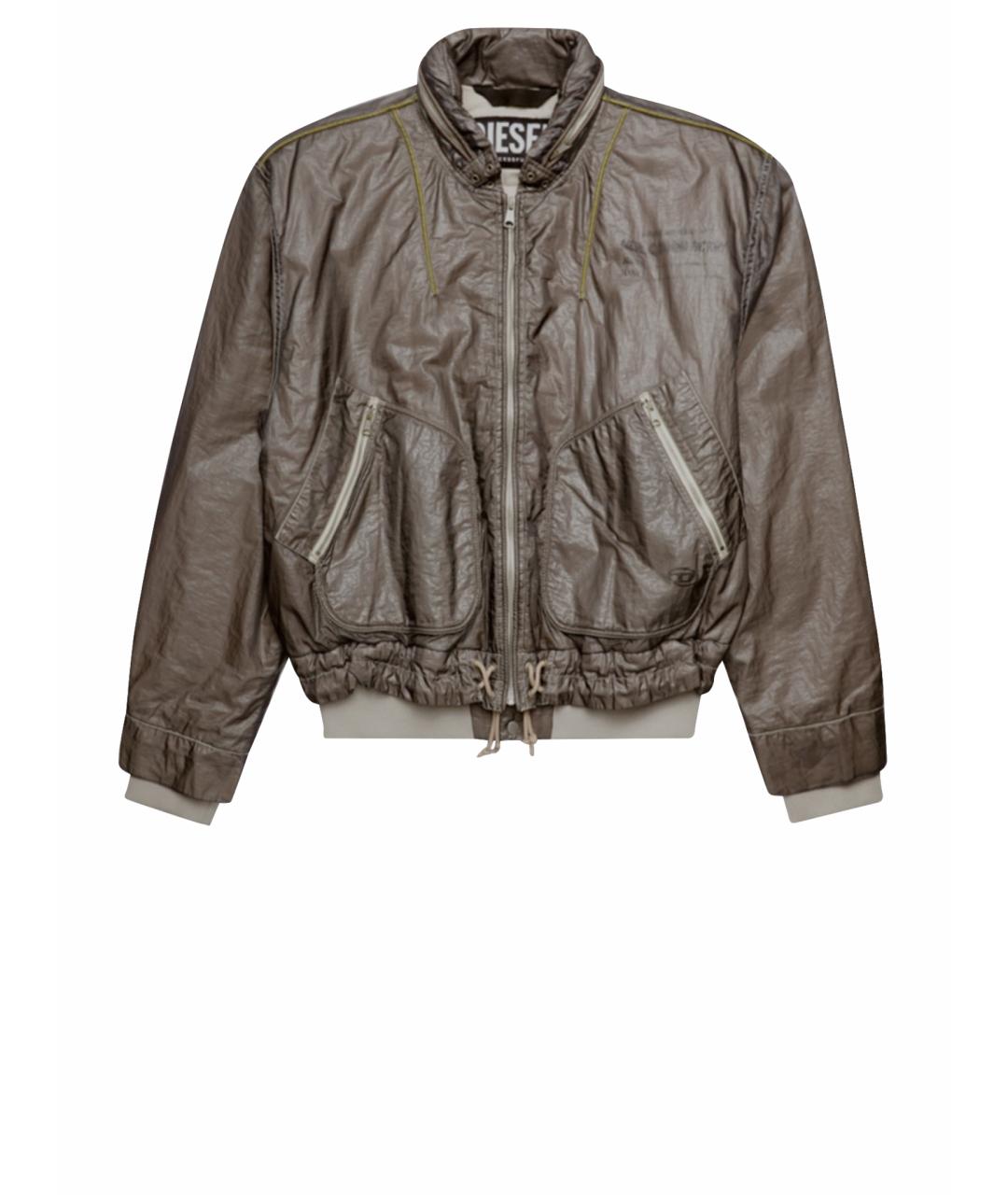 DIESEL Серая полиамидовая куртка, фото 1