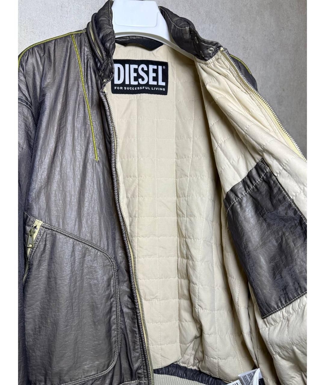 DIESEL Серая полиамидовая куртка, фото 6