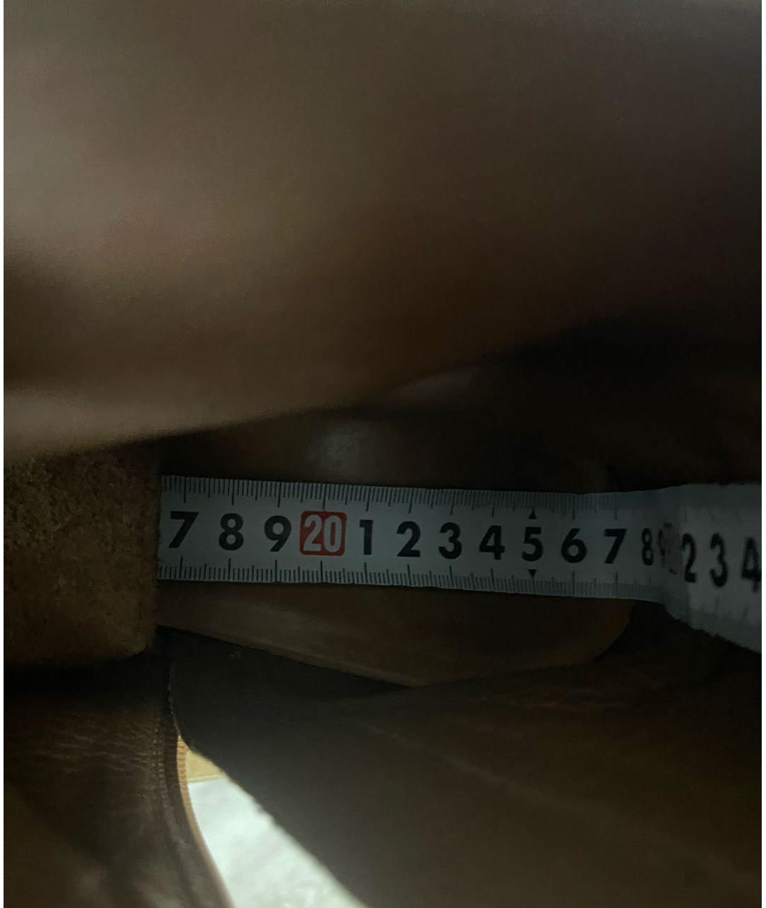 BOTTEGA VENETA Коричневые замшевые высокие ботинки, фото 8