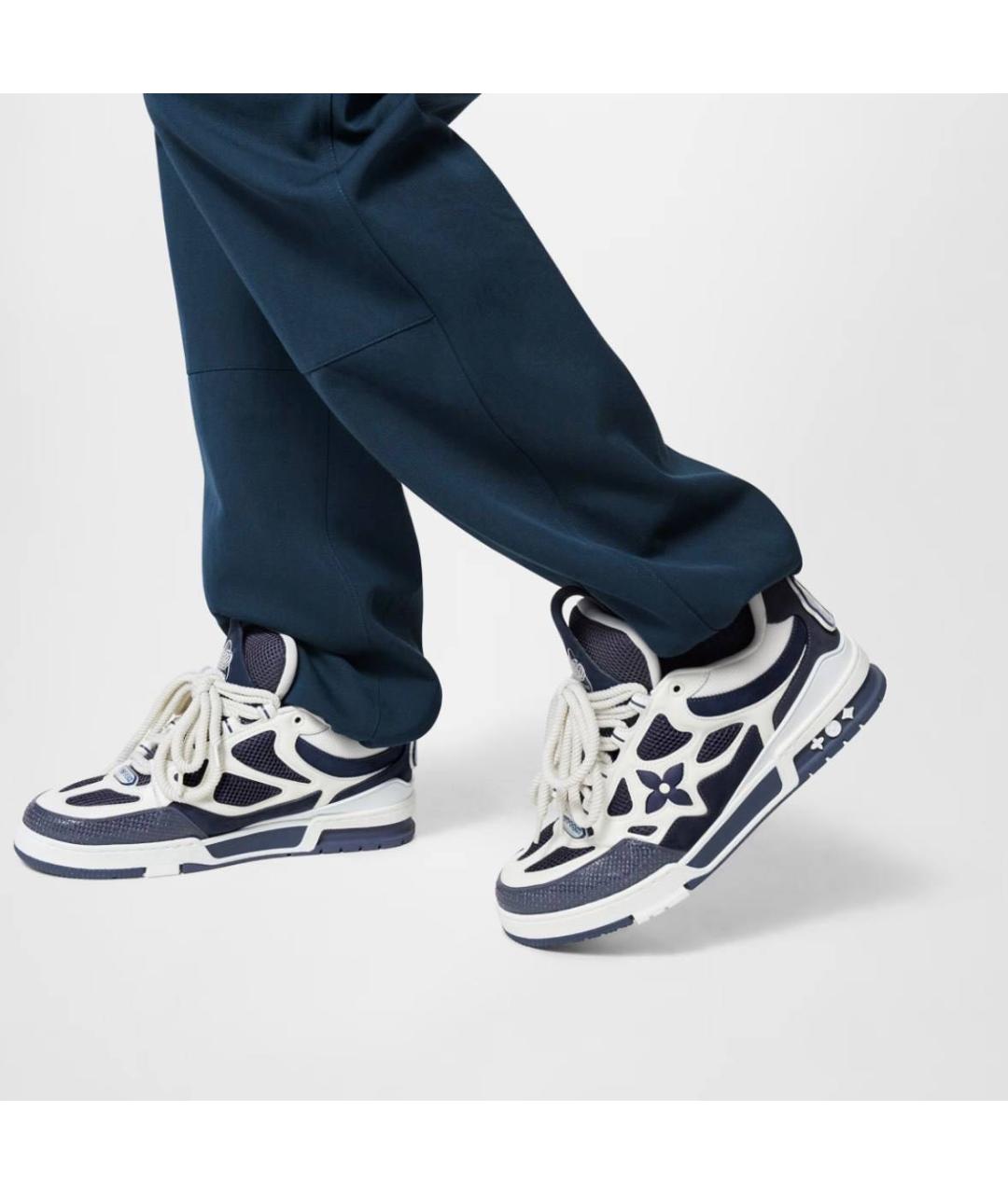 LOUIS VUITTON Мульти кожаные низкие кроссовки / кеды, фото 4