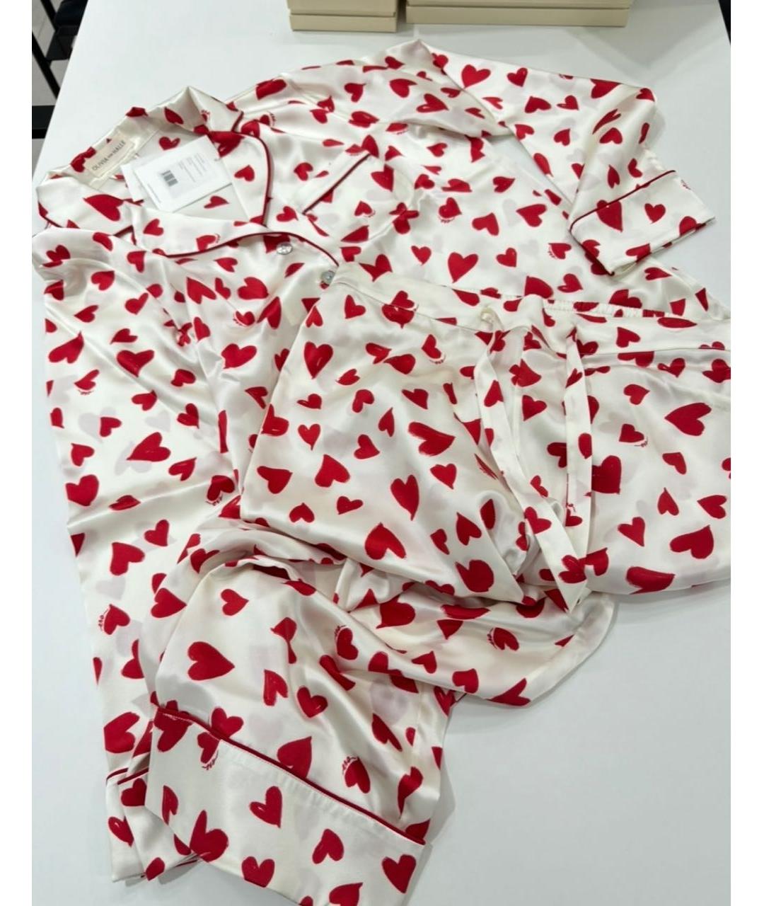 OLIVIA VON HALLE Мульти шелковая пижама, фото 5