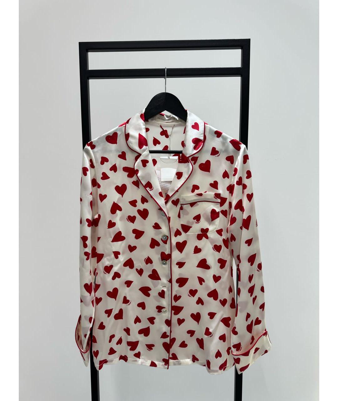 OLIVIA VON HALLE Мульти шелковая пижама, фото 7