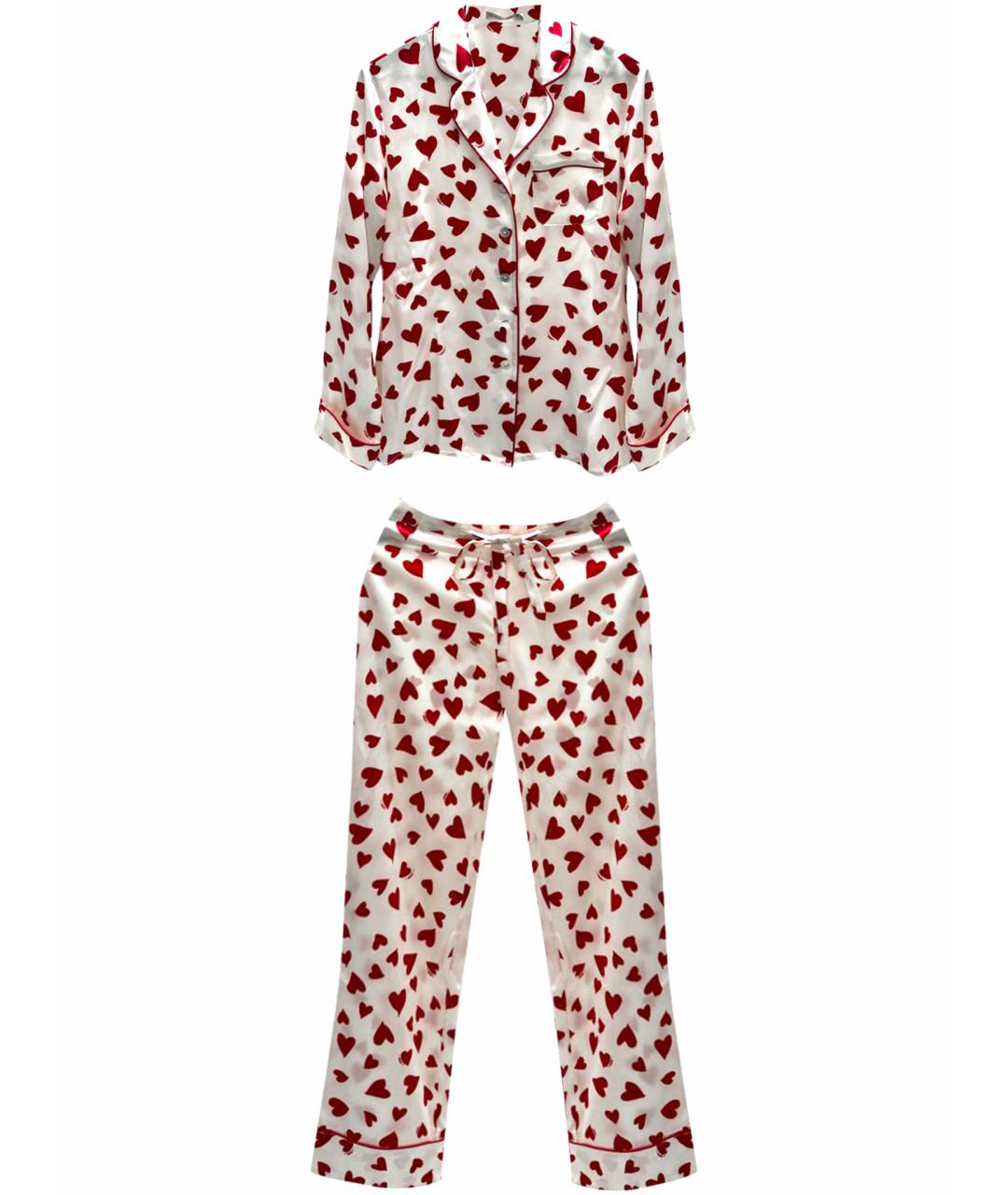 OLIVIA VON HALLE Мульти шелковая пижама, фото 1