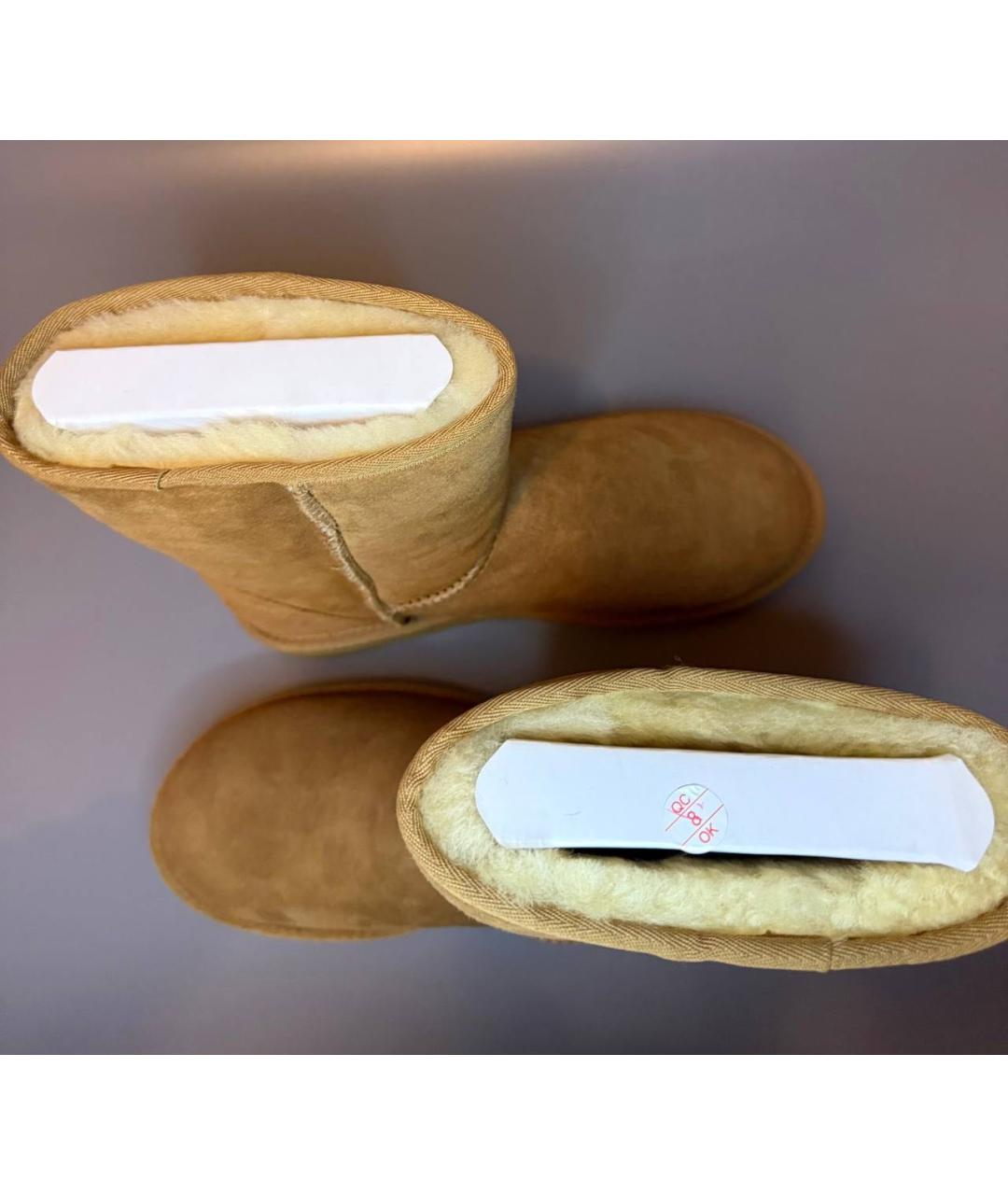 UGG AUSTRALIA Коричневые замшевые сапоги, фото 6