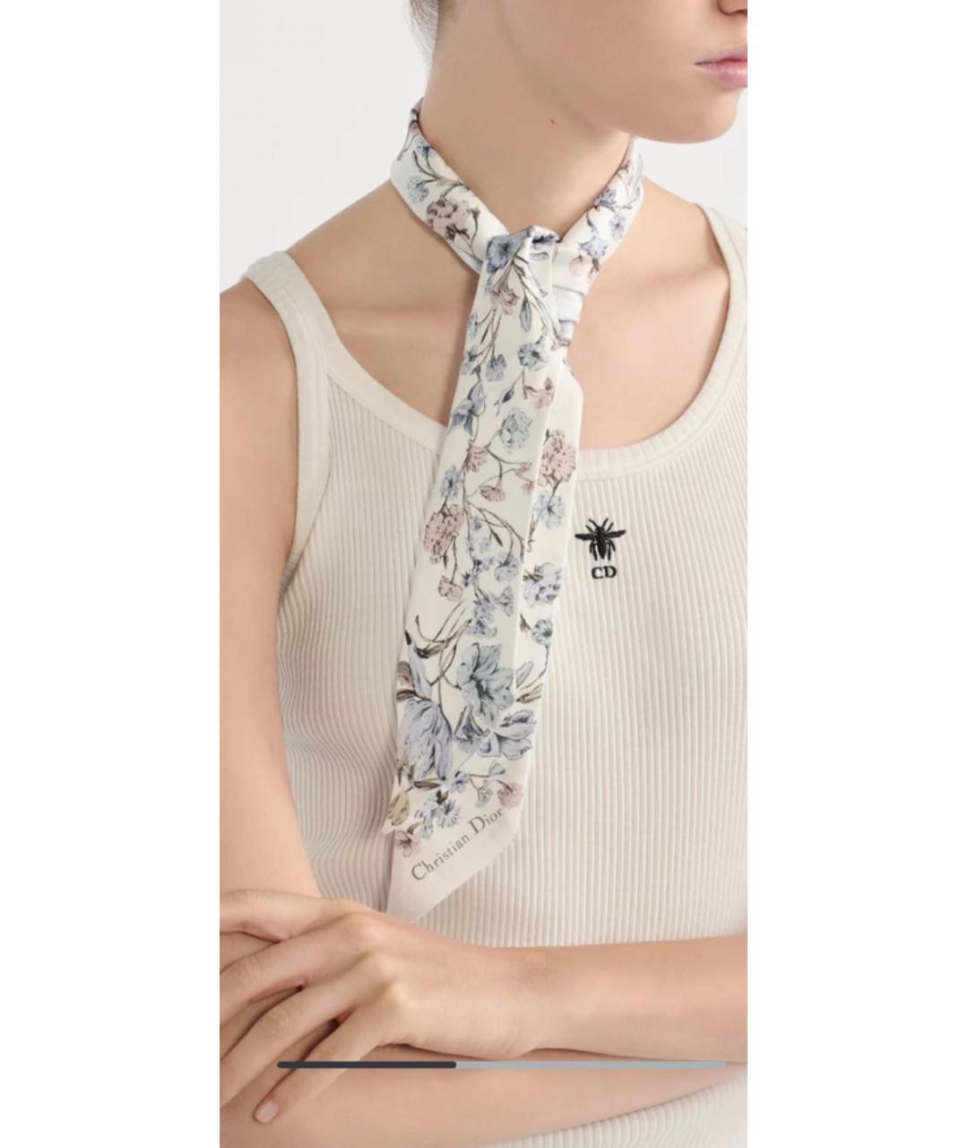 CHRISTIAN DIOR Мульти шелковый платок, фото 5