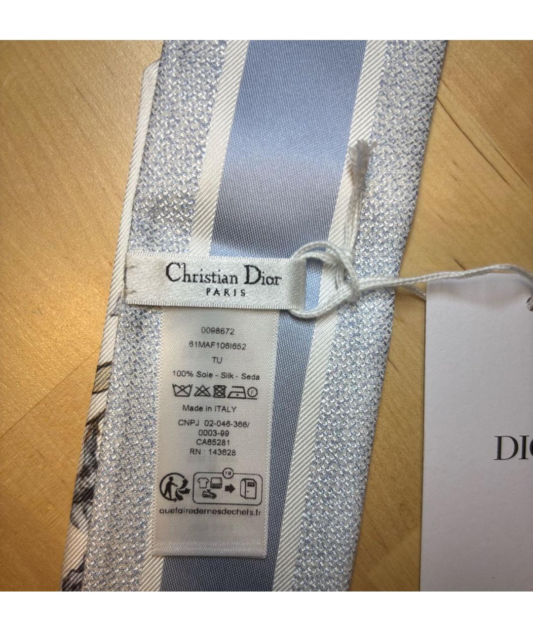 CHRISTIAN DIOR Мульти шелковый платок, фото 4