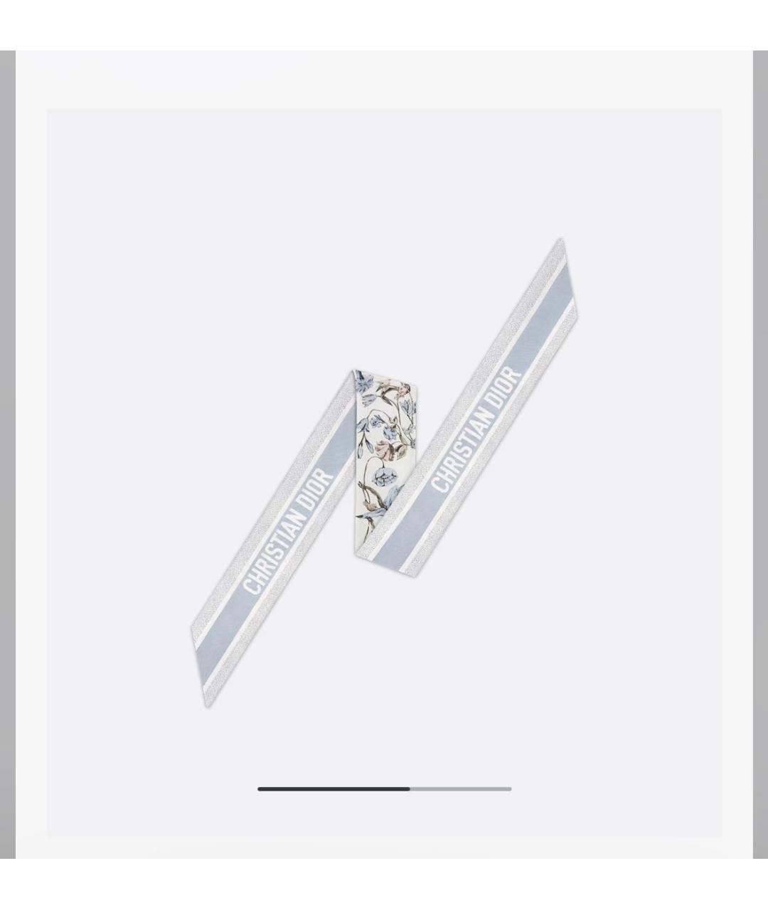 CHRISTIAN DIOR Мульти шелковый платок, фото 6