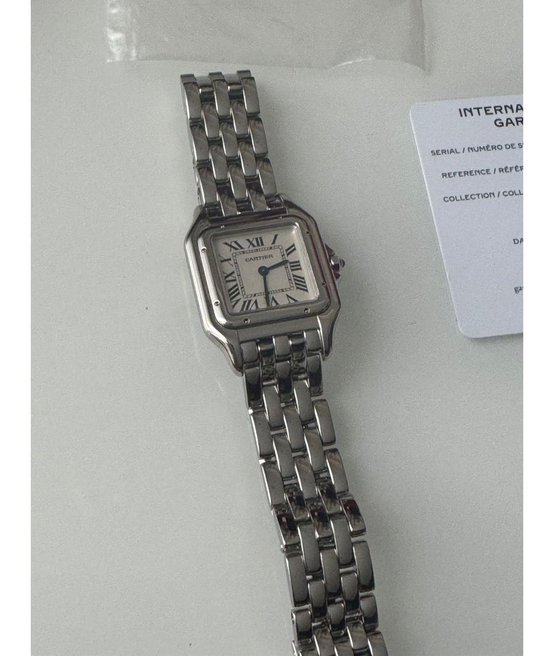 CARTIER Белые часы, фото 3