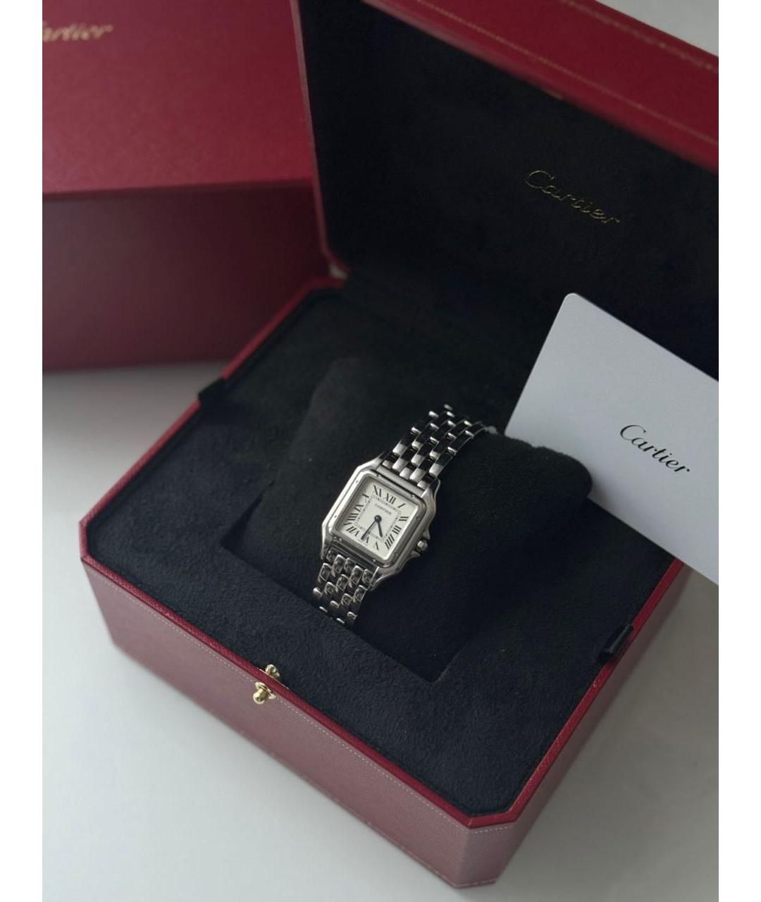 CARTIER Белые часы, фото 2