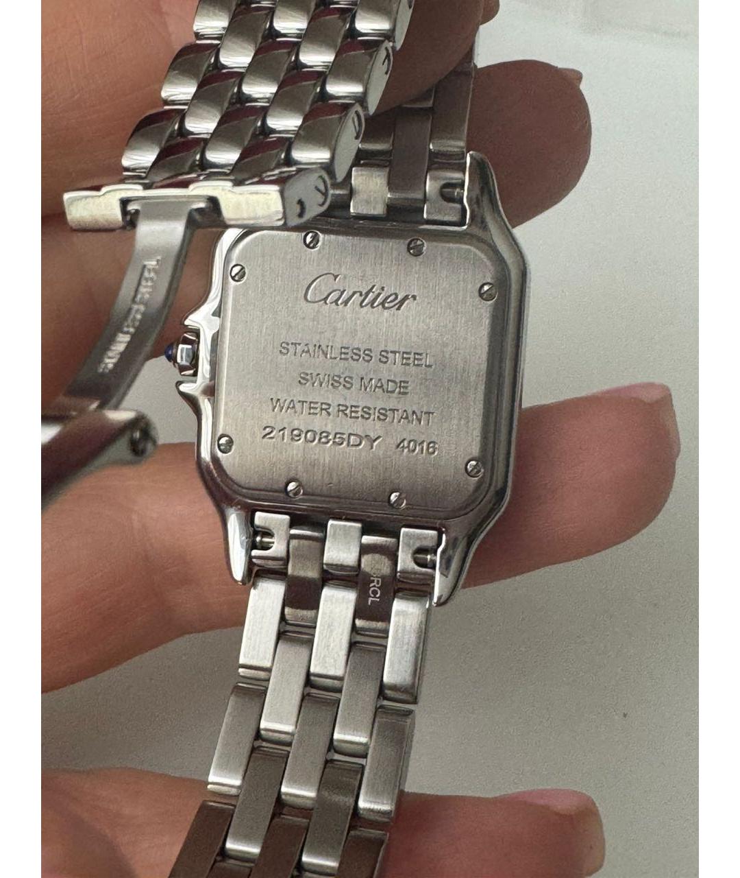 CARTIER Белые часы, фото 7