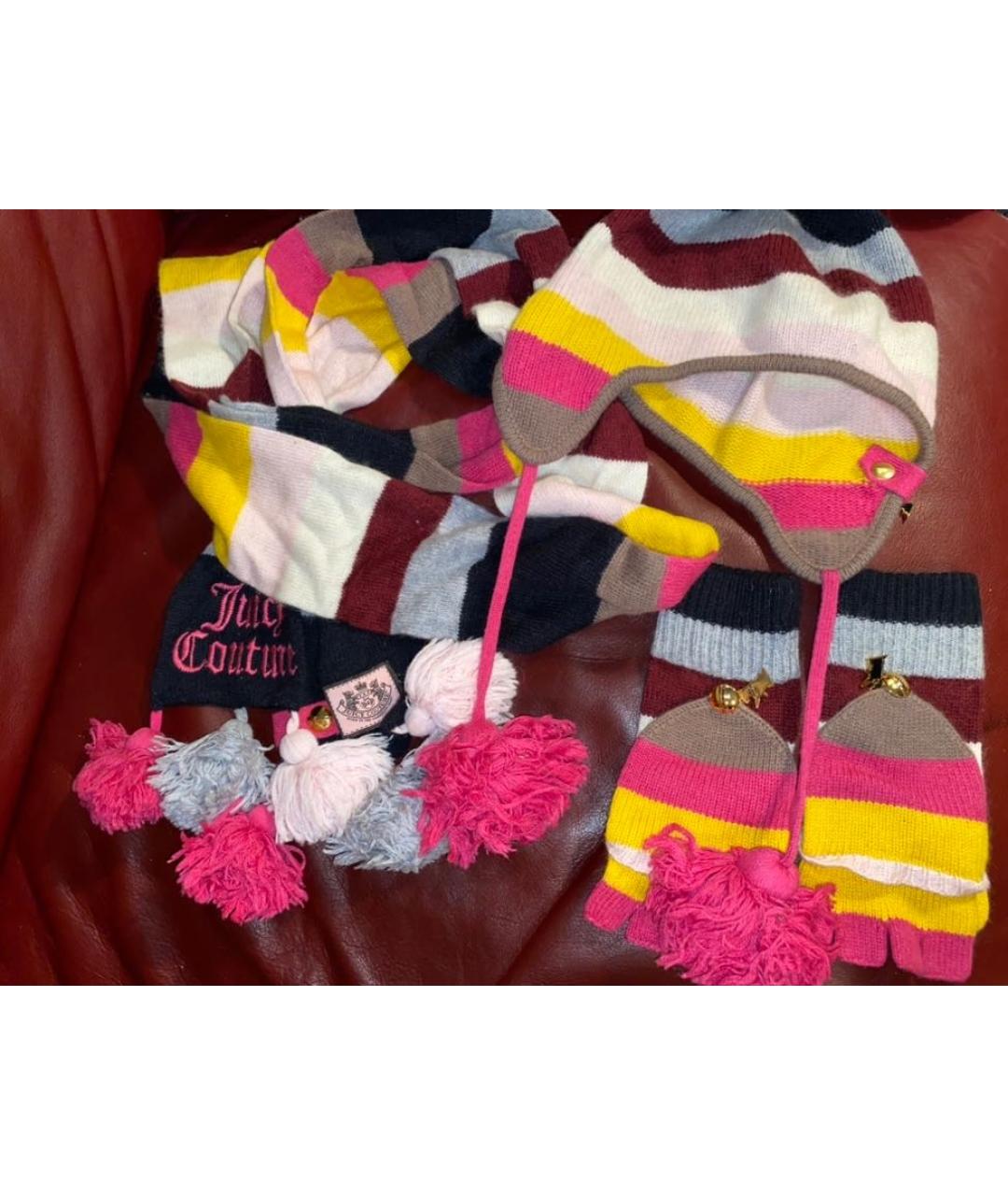 JUICY COUTURE Мульти шерстяная шапка, фото 2
