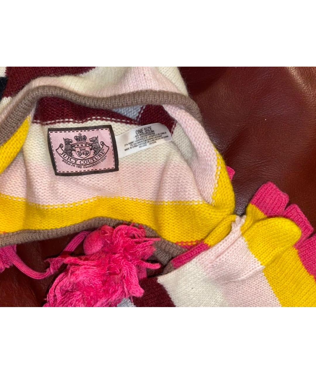 JUICY COUTURE Мульти шерстяная шапка, фото 3