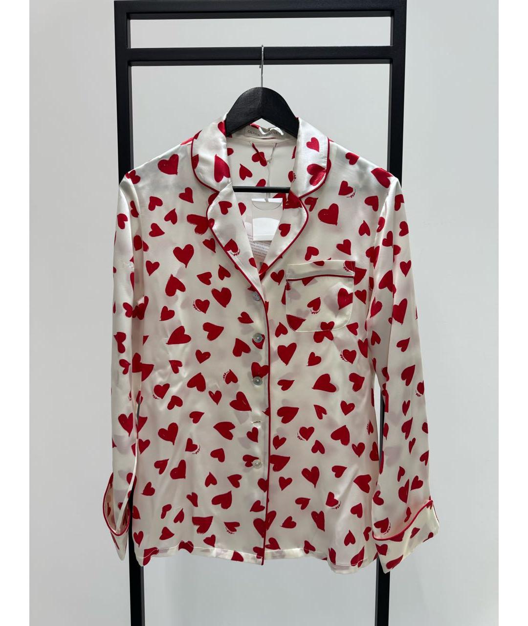 OLIVIA VON HALLE Белая пижамы и сорочки, фото 6