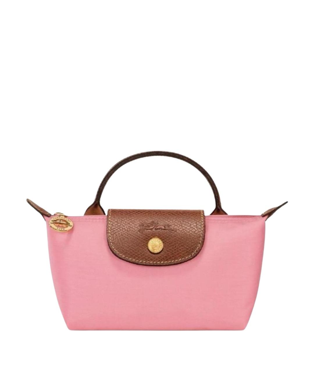 LONGCHAMP Розовая сумка с короткими ручками, фото 1