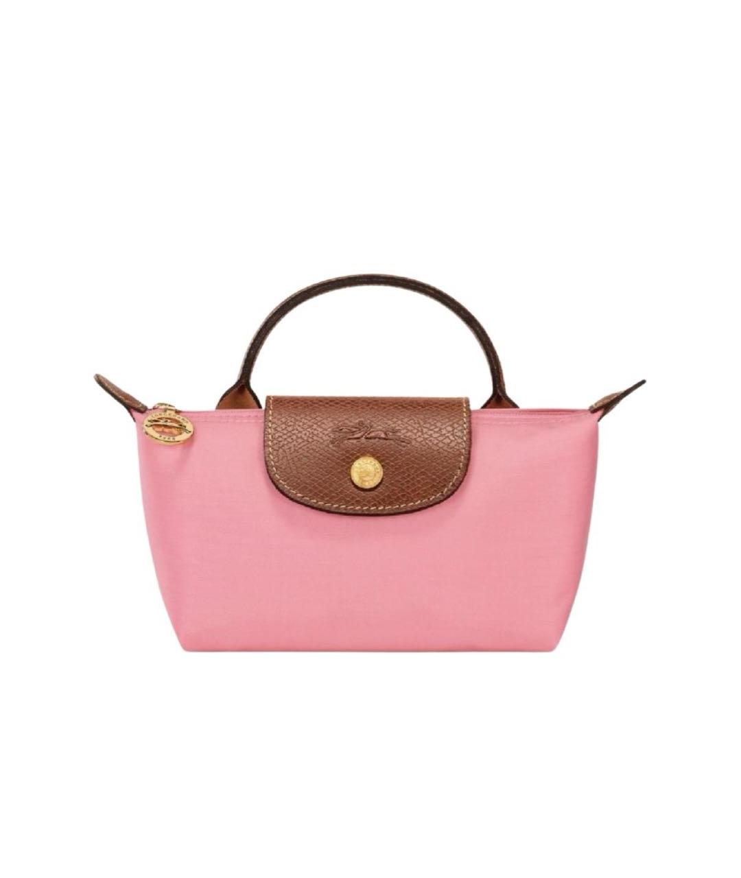 LONGCHAMP Розовая сумка с короткими ручками, фото 5
